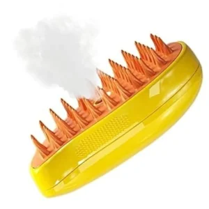 Cepillo De Vapor Para Perros y Gatos 3 En 1, Masaje Para Mascotas