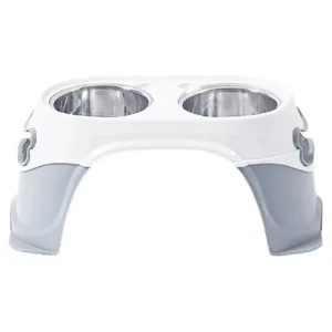 Plato Doble Metálico De Altura Alta Calidad Ergonómica