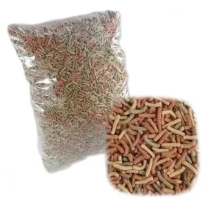 1 Kilo Pellet Tricolor Peces Tortugas Koi