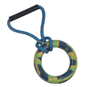 Juguete push dog anillo con mango LCM 150mm