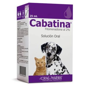Cabatina (Vitamina K1) para Perros y Gatos (25 mL)