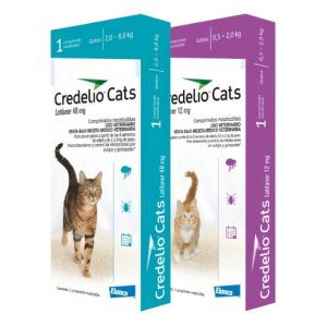 Credelio Gatos (Lotilaner) – Antiparasitario Masticable (1 Comprimido)