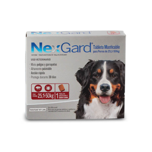 Nexgard de 25-50 kg, de 1 comprimido